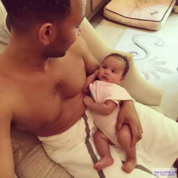Adorable Photo Of John Legend And His Daughter